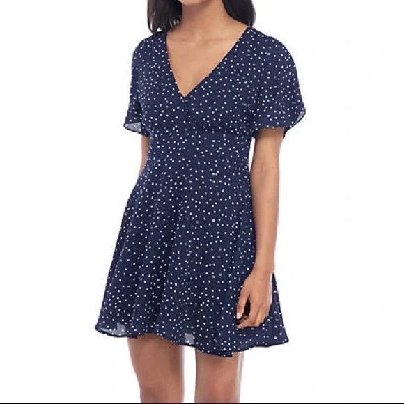 BB Dakota Dresses & Skirts - New BB Dakota Polka Dot Mini Dress, Size 4